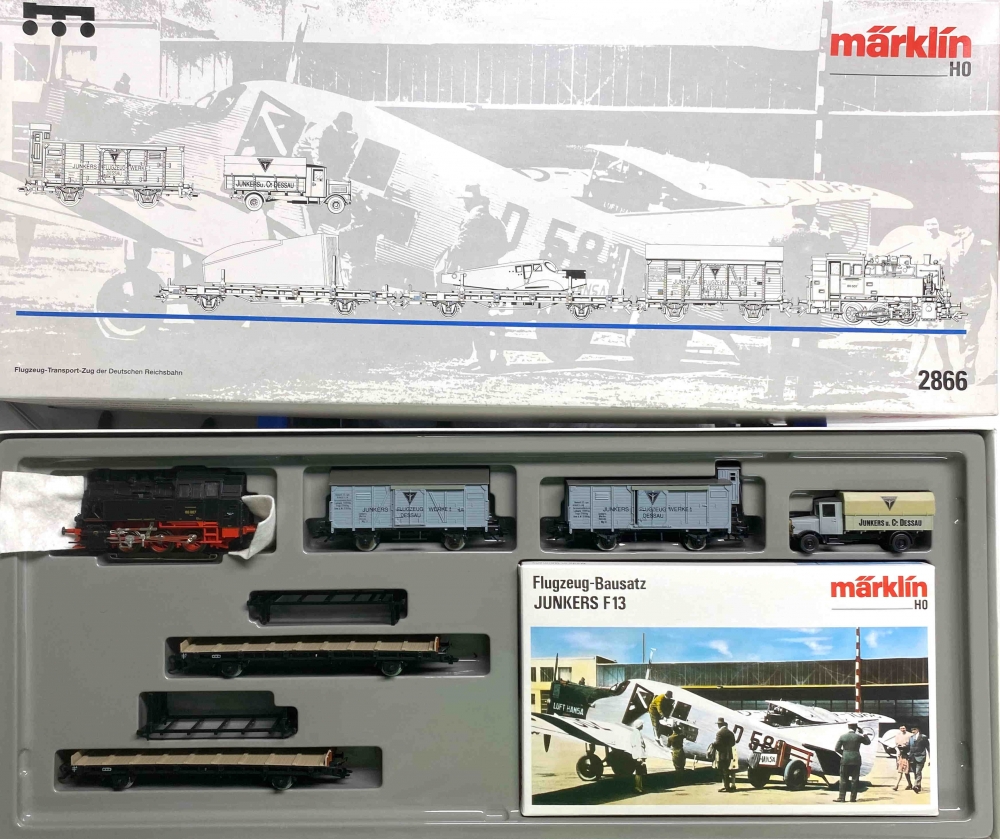 H0 AC MÄRKLIN 2866 - Flugzeug-Transport-Zug der Deutschen Reichsbahn - Junkers F13 - MHI<br />149,90 &euro; *