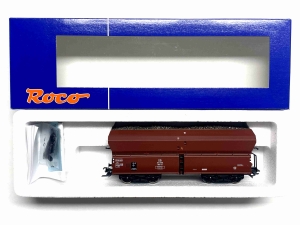 H0-DC-ROCO-67711---Selbstentladewagen---Erz-IIId---DB---Ep-III