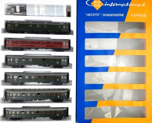 H0-DC-ROCO-04060-S---6er-Set-HECHTE---Sonderserie---DR---Ep-II