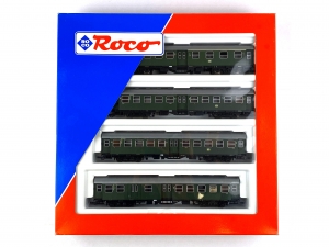 H0-DC-ROCO-44029---4-tlg-Umbauwagen-Set---DB