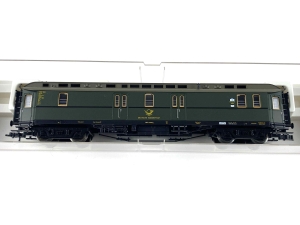 H0-DC-FLEISCHMANN-5678-K---Schnellzug-Postwagen---Post-4---DB---Ep-III