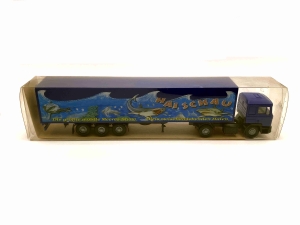 H0-FALLER-1024---Fahrzeug---MAN-F-90-Sattelzug----Hai-Show