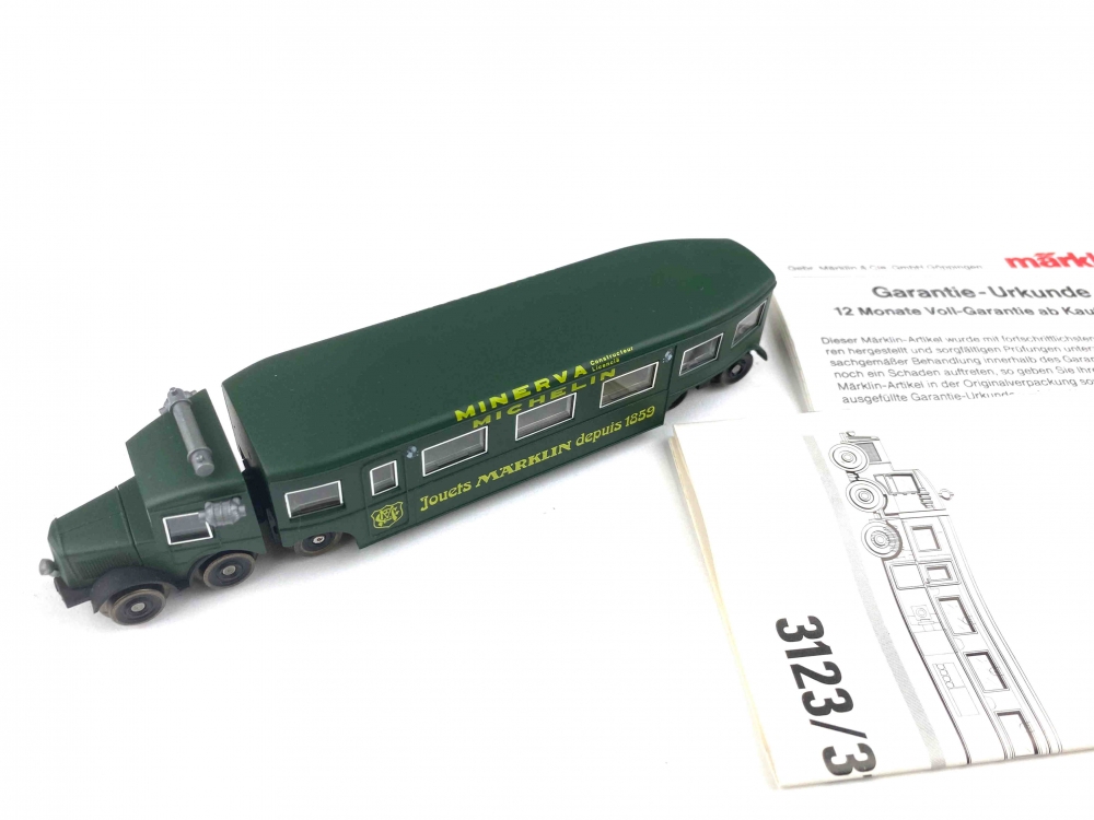 Bild 1 von H0 AC MÄRKLIN 3121 - Schienenbus MICHELIN MINERVA - SNCB - belgische Sonderausführung