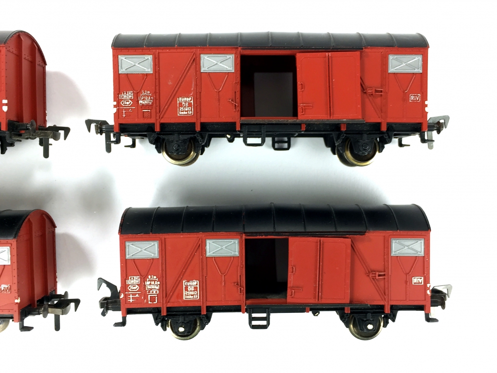 Bild 1 von H0 DC FLEISCHMANN 5330 - Gedeckter Güterwagen der DB Gmhs