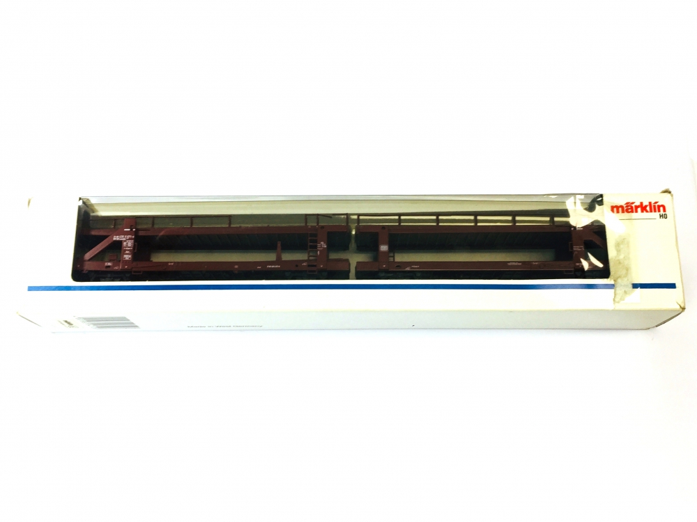 Bild 1 von H0 AC MÄRKLIN 4712 - Doppel-Autotransportwagen  der DB - Ep. IV