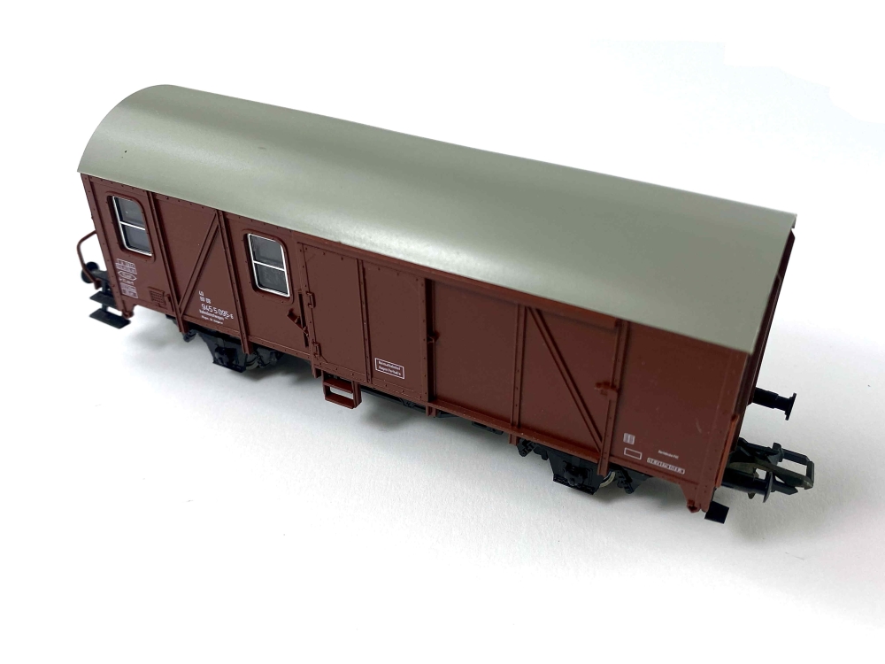 Bild 1 von H0 DC ROCO 47350 - gedeckter Güterwagen - Bahndienstwagen - DB