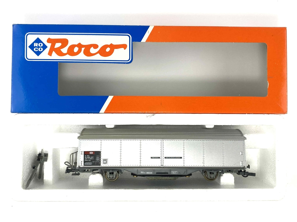 Bild 1 von H0 DC ROCO 46170 - gedeckter Güterwagen - SBB - Schienenreinigungswagen