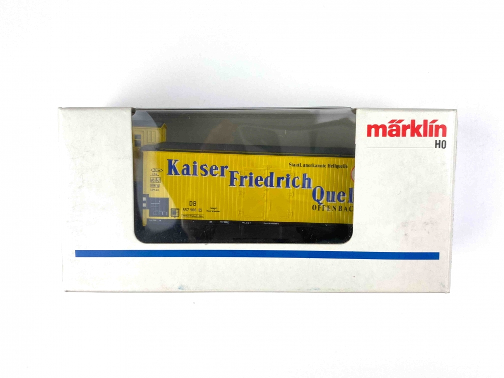 Bild 1 von H0 AC MÄRKLIN 4890 - Güterwagen mit Bremserheraus - Kaiser Friedrich Quelle