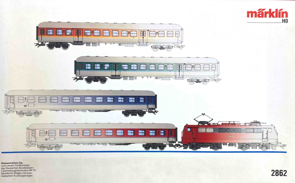 Bild 1 von H0 AC MÄRKLIN 2862 - Demonstrations-Zug - BR 111 - DB