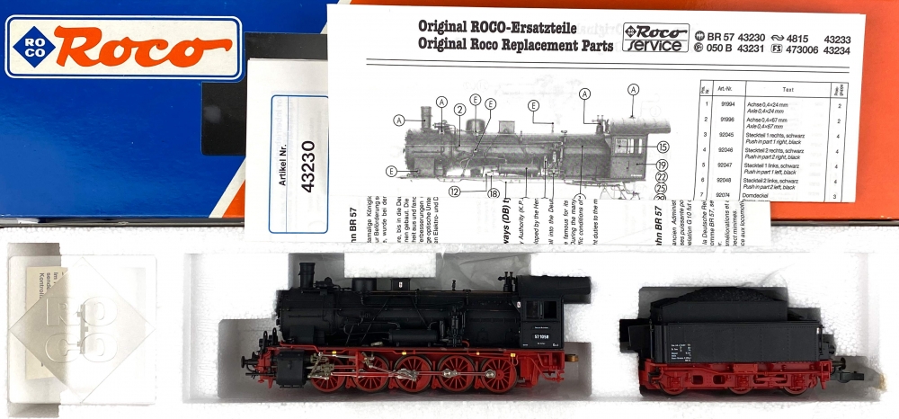 Bild 1 von H0 DC ROCO 43230 - Dampflokomotive BR 57 - DRG- Ep. II