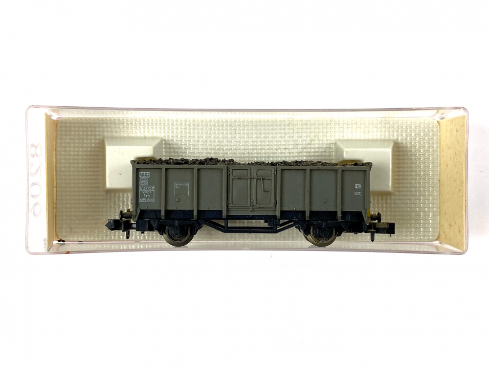 Bild 1 von N FLEISCHMANN 8206 - Offener Güterwagen mit Kohleladung - SNCF - Ep. III
