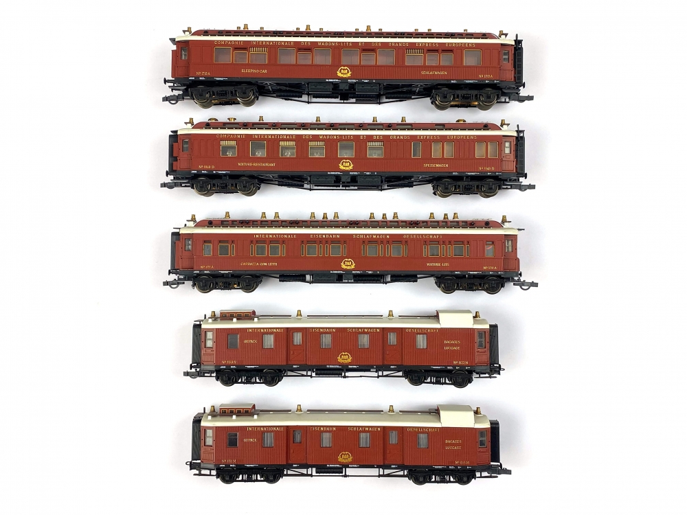 Bild 1 von H0 DC LILIPUT 860 - 5-tlg. Wagen-Set Orient Express - CIWL