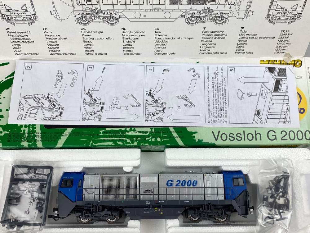 Bild 1 von H0 DC MEHANO Prestige T277 9327 - Diesellokomotive MaK G 2000 