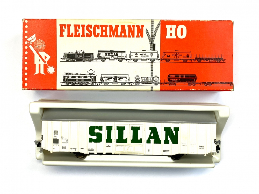 Bild 1 von H0 DC FLEISCHMANN 5377 - Großraum-Güterwagen 