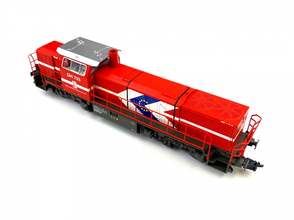 Bild 1 von H0 DC PIKO 59404 - Diesellokomotive G1700 BB - HGK - Ep. V - Digital