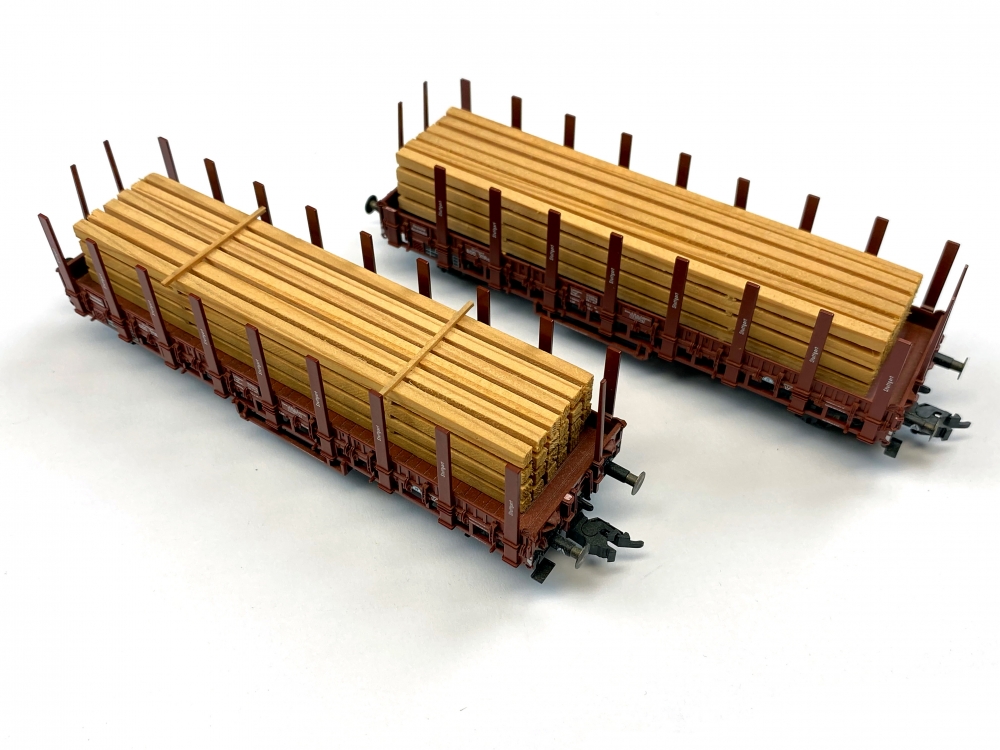 Bild 1 von H0 DC FLEISCHMANN 5226 K - Rungenwagen 2-achsig - DRG - Ep. II