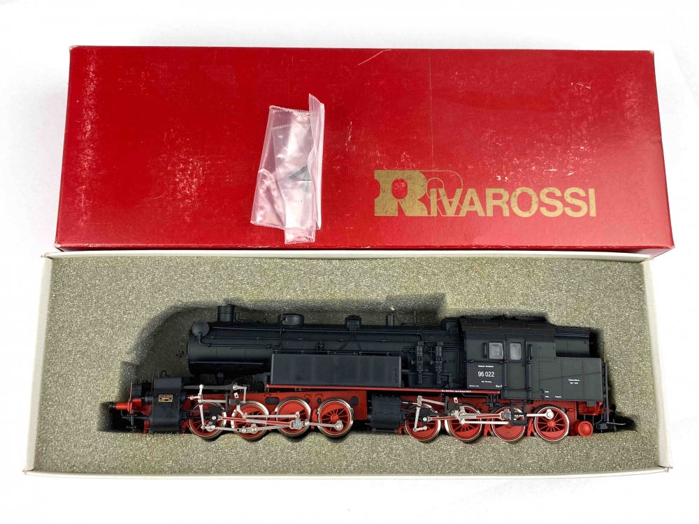 Bild 1 von H0 DC RIVAROSSI 1374 - Dampflokomotive BR 96 - DR