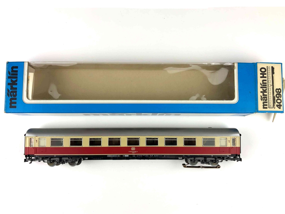 Bild 1 von H0 AC MÄRKLIN 4098 - Personenwagen - Abteilwagen - 1. Kl. - DB - IC - TEE