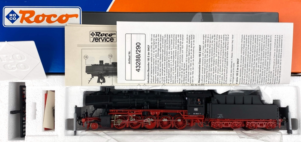 Bild 1 von H0 DC ROCO 43288 - Dampflokomotive BR 50 - DB- Ep. III