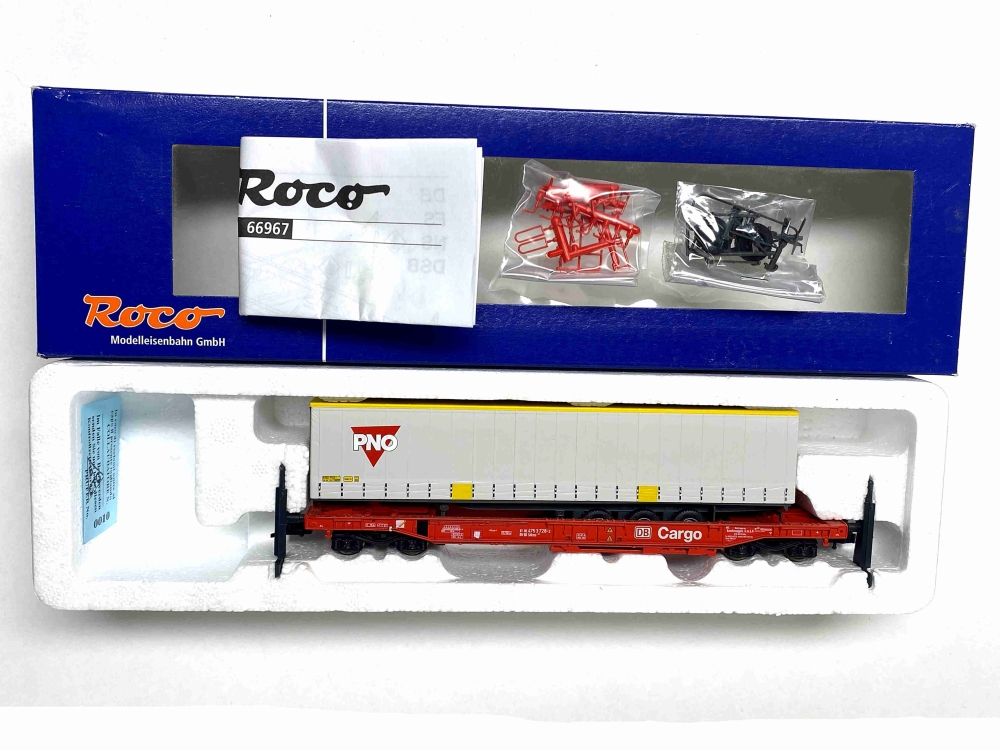 Bild 1 von H0 DC ROCO 66967 - Einheitstaschenwagen - PNO - DB - Ep. V