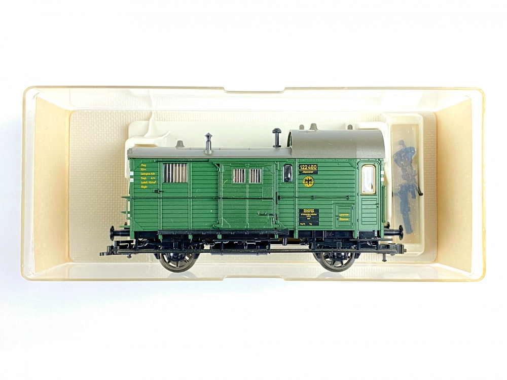 Bild 1 von H0 DC FLEISCHMANN 5302 - Güterzugbegleitwagen Pwg - DRG - Ep. II