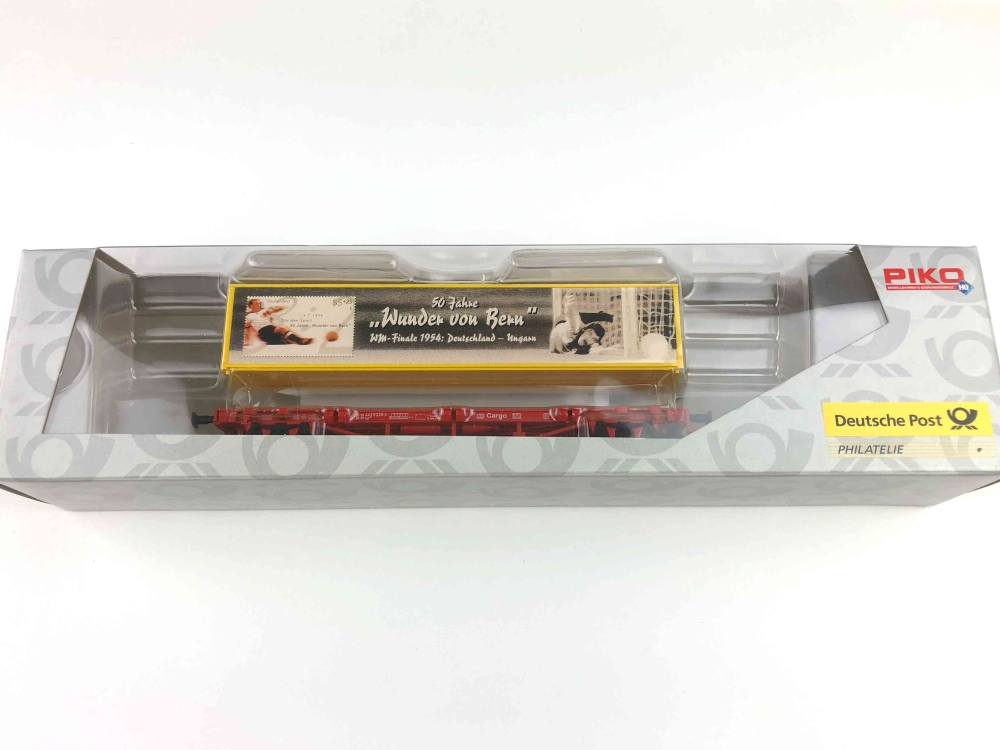 Bild 1 von H0 DC PIKO 72027 - Deutsche Post PHILATELIE - EM-Wagen 2004