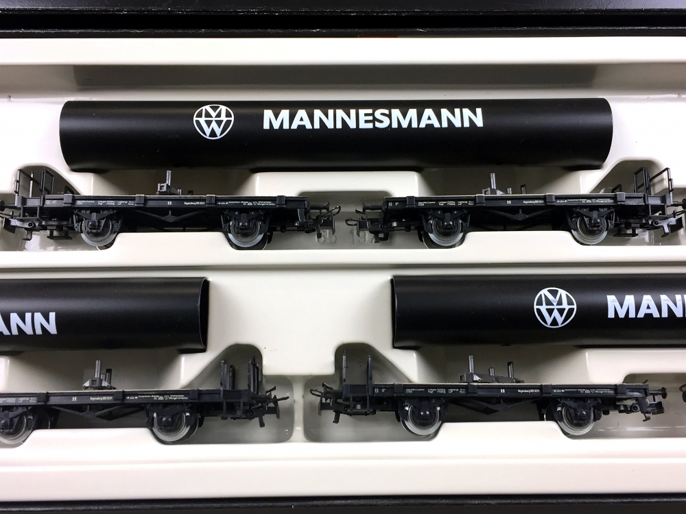 Bild 1 von H0 AC MÄRKLIN 2854 - Mannesmann Röhrenzug mit BR 86 - DB
