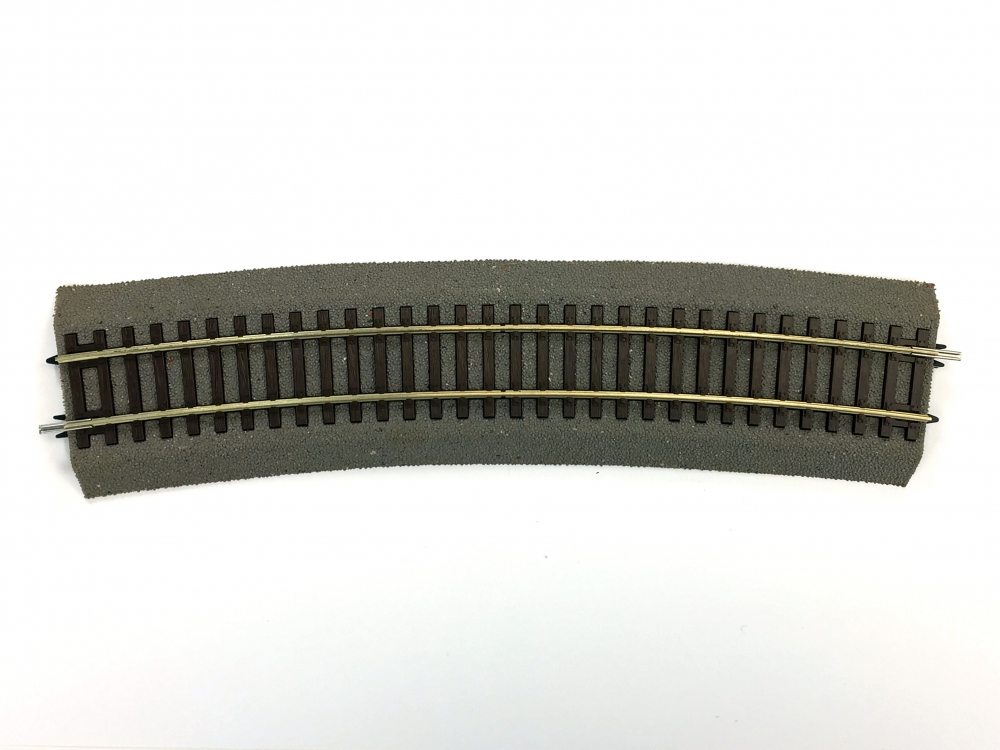 Bild 1 von H0 ROCO 42528 - RocoLine Gebogenes Gleis 15°, Radius 888 mm, R10 - mit Bettung