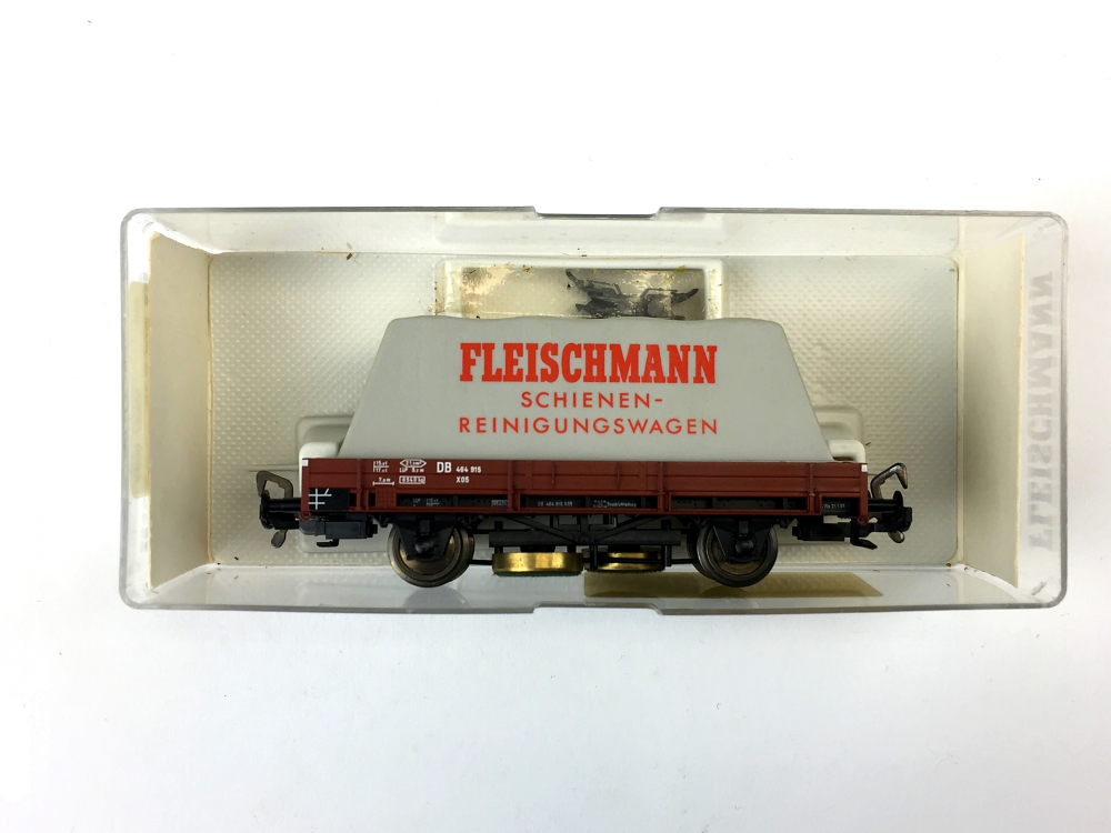 Bild 1 von H0 DC FLEISCHMANN 5568 K - Schienenreinigungswagen - DB 464 915 X05