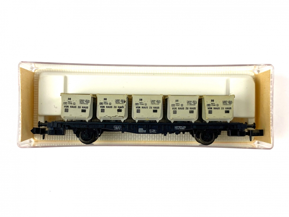 Bild 1 von N FLEISCHMANN 8231 - Behälter-Tragwagen 