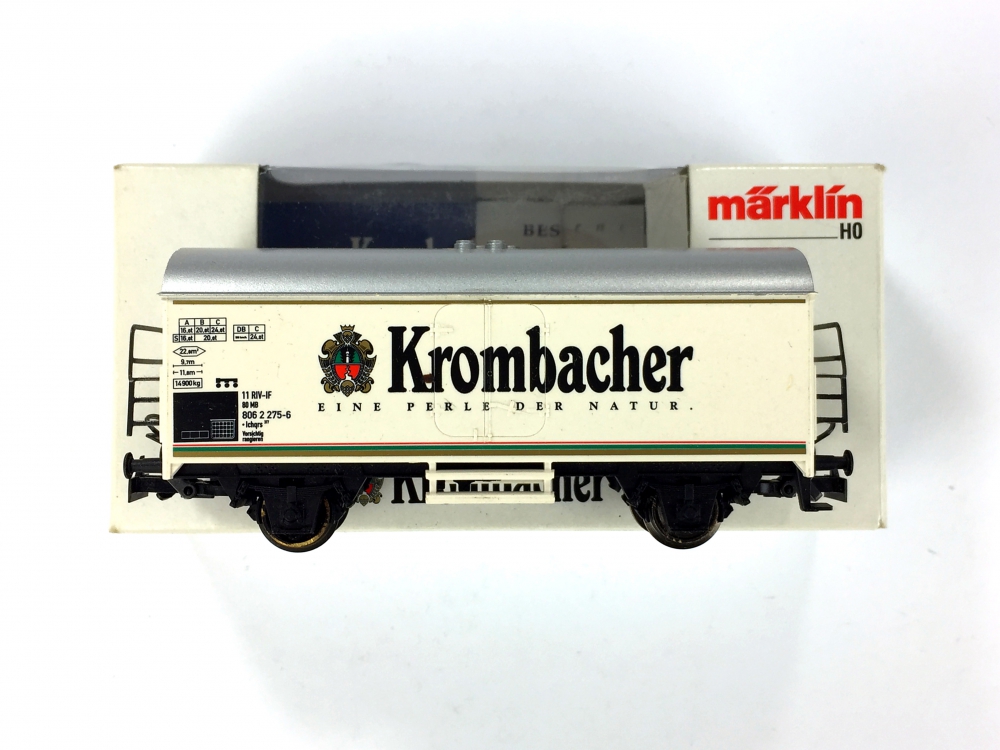 Bild 1 von H0 AC MÄRKLIN - Krombacher gedeckter Güterwagen 806 2 275-6 - MHI