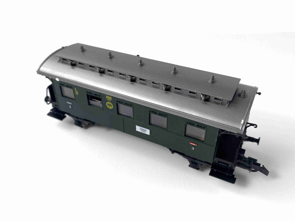 Bild 1 von H0 DC ROCO 4208 - Personenwagen - 3. Kl. - DRG