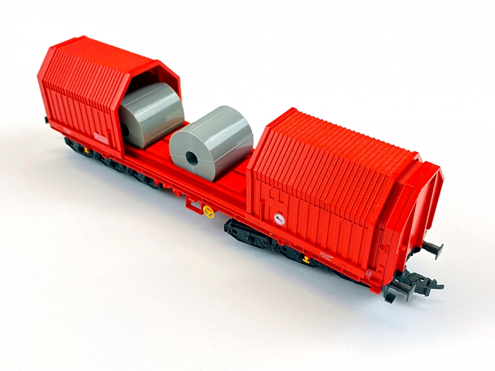 Bild 1 von H0 DC FLEISCHMANN 5386 K - Teleskop-Haubenwagen - Sahimms 900 - DB - Ep. V