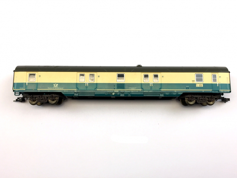 Bild 1 von H0 DC FLEISCHMANN 5189 - Bahnpostwagen - DBP - Ep. IV
