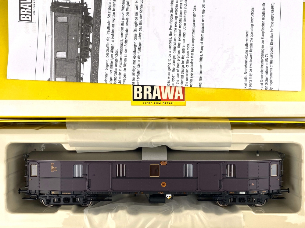 Bild 1 von H0 DC BRAWA 45406 - Packwagen Rheingold - DRG - Ep. II