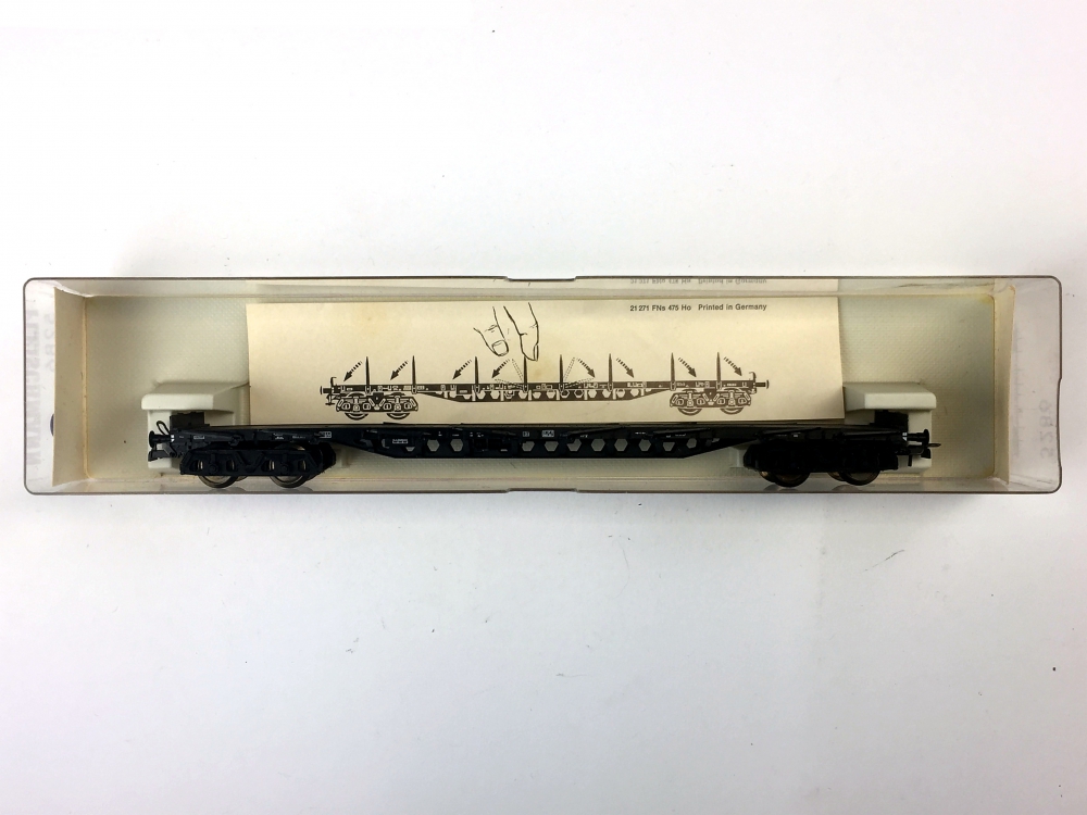 Bild 1 von H0 DC FLEISCHMANN 5286 - Rungenwagen 4-achsig der DB - Rs 684 - Ep. IV