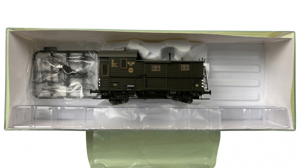 Bild 1 von H0 DC BRAWA 48360 - Güterzugbegleitwagen Pwg - DRG - Ep. II