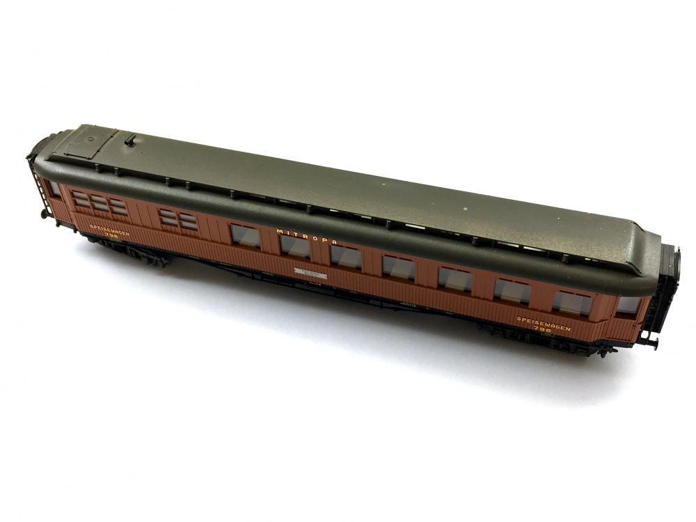 Bild 1 von H0 DC FLEISCHMANN 5081 K - Speisewagen 798 - MITROPA - Ep. II