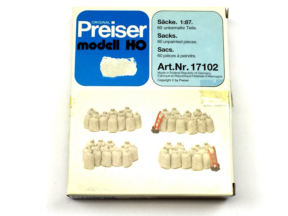 Bild 1 von H0 PREISER 17102 - Figuren - Säcke 60 Stk. (Bausatz, unbemalt)