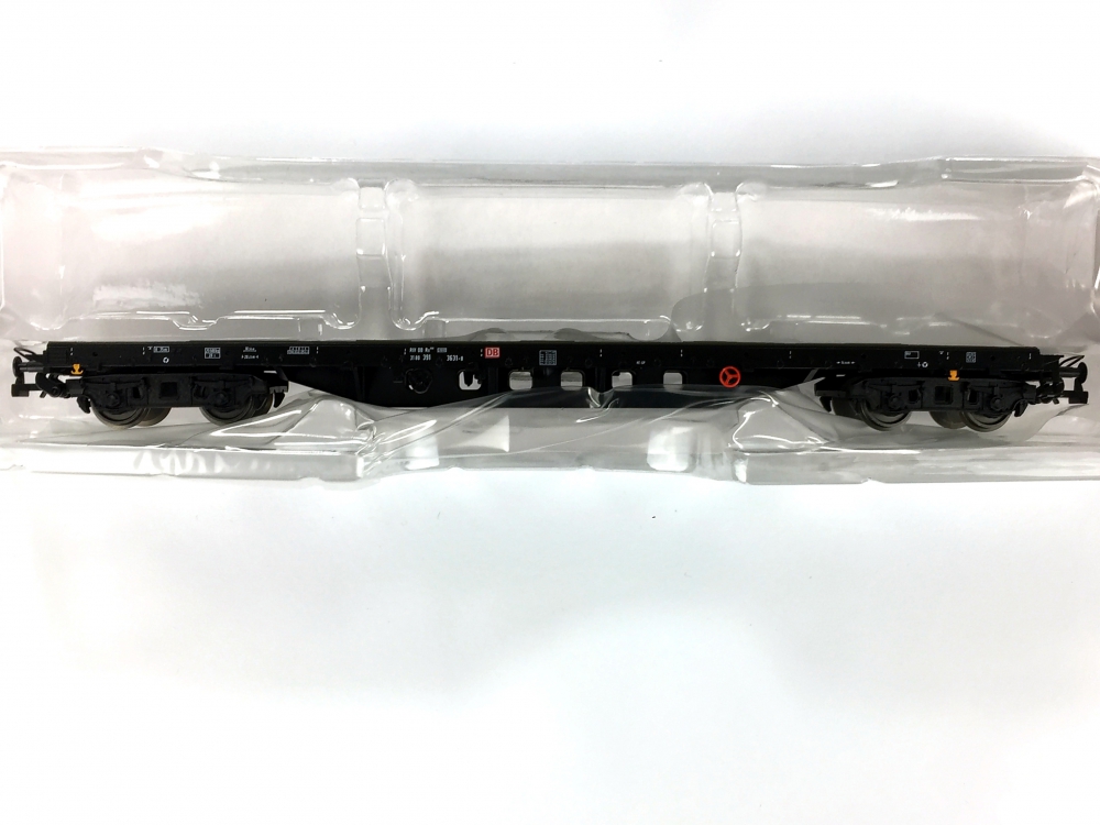 Bild 1 von H0 DC PIKO 95489 - Flachwagen Rs668 der DB - Ep. V