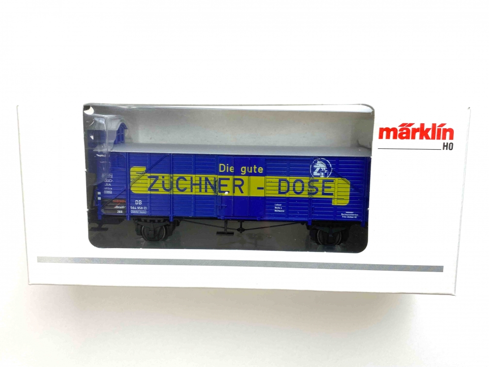 Bild 1 von H0 AC MÄRKLIN 46159 - Güterwagen mit Bremserhaus  - DB - Insider Jahreswagen 2000