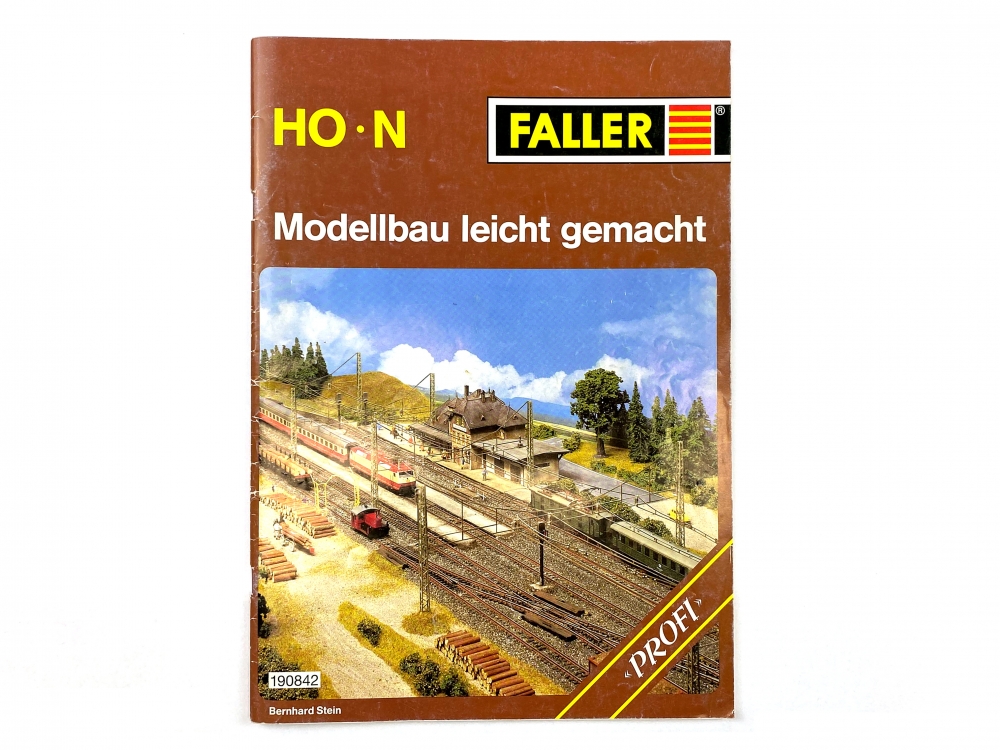 Bild 1 von H0 N FALLER 190842 - Modellbau leicht gemacht - PROFI - Bernhard Stein