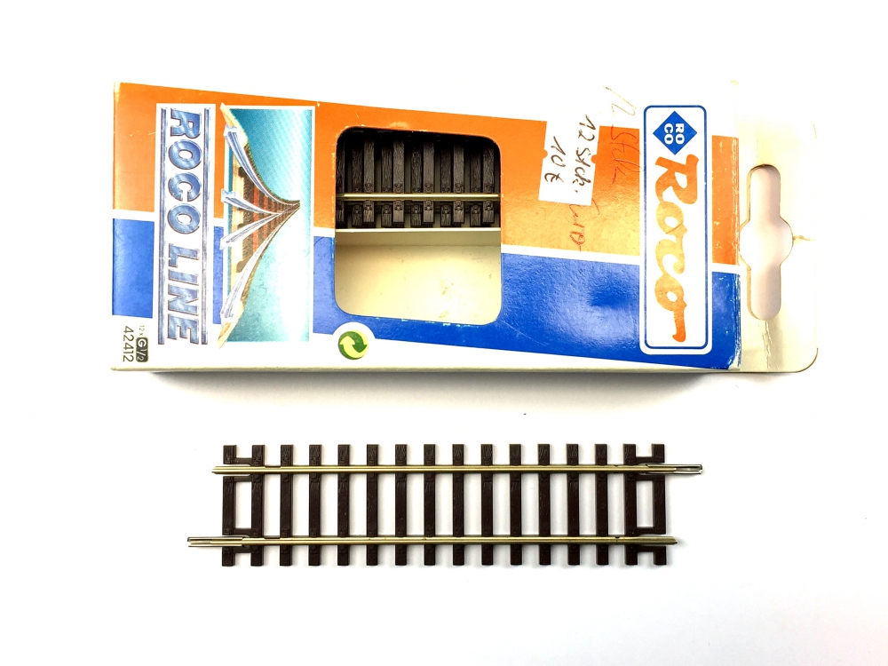 Bild 1 von H0 ROCO 42412 - RocoLine G1/2 Gerades Gleis 115 mm