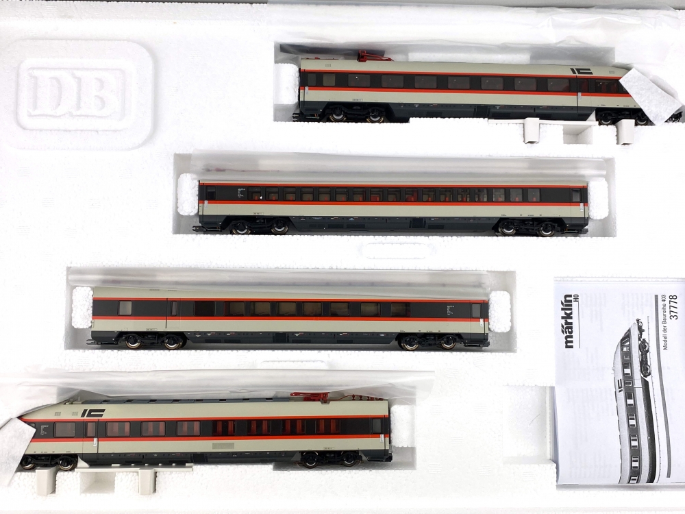 Bild 1 von H0 AC MÄRKLIN 37778 - 4-tlg. Elektro-Triebwagen BR 403 - DB - Ep. IV - Digital - Sound - Insider