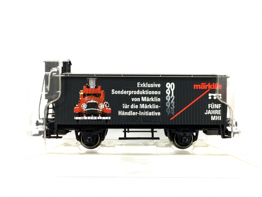 Bild 1 von H0 AC MÄRKLIN 31979 - Güterwagen mit Bremserhaus - Einmalserie - MHI