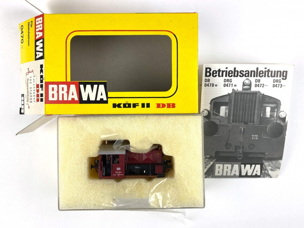 Bild 1 von H0 DC BRAWA 0470 - Diesellokomotive BR 322 - Köf II - DB - Ep. III