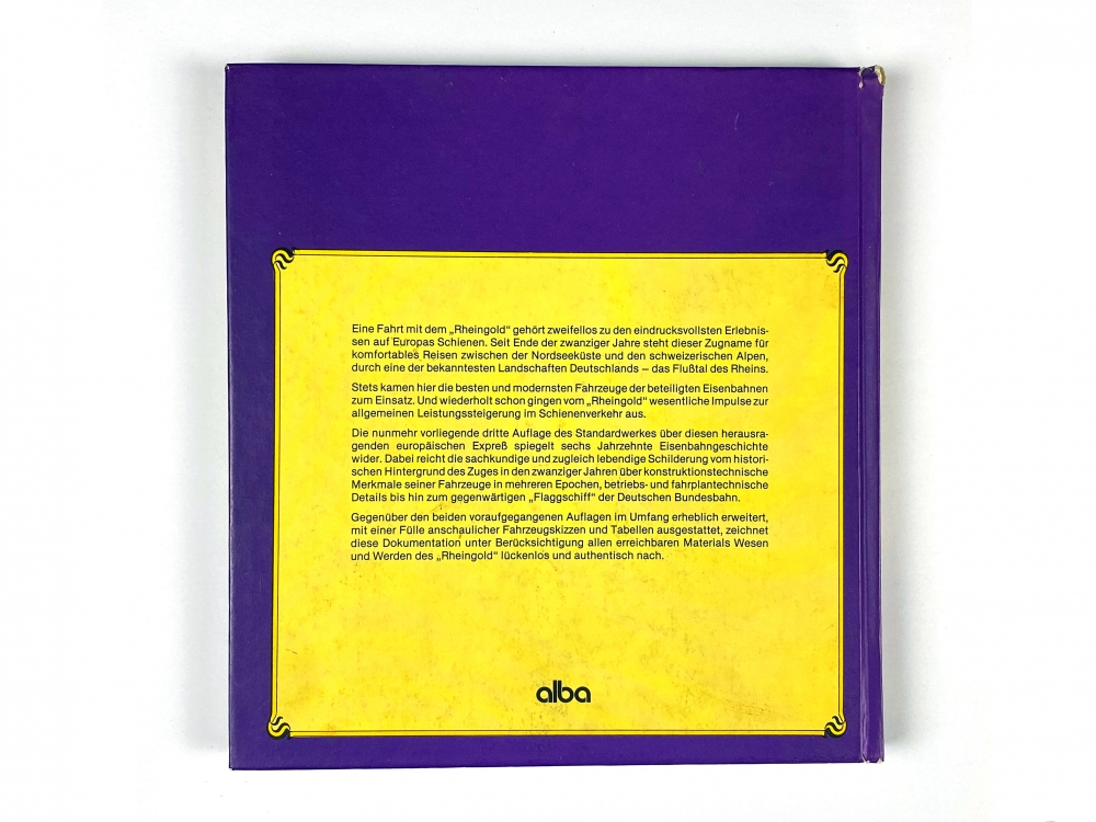 Bild 1 von alba Verlag - RHEINGOLD Luxuszug durch sechs Jahrzehnte - Friedhelm Ernst