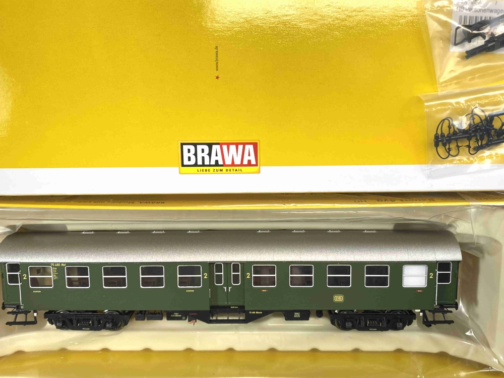 Bild 1 von H0 DC BRAWA 46082 - Personenwagen - B4yg - DB - Ep. III