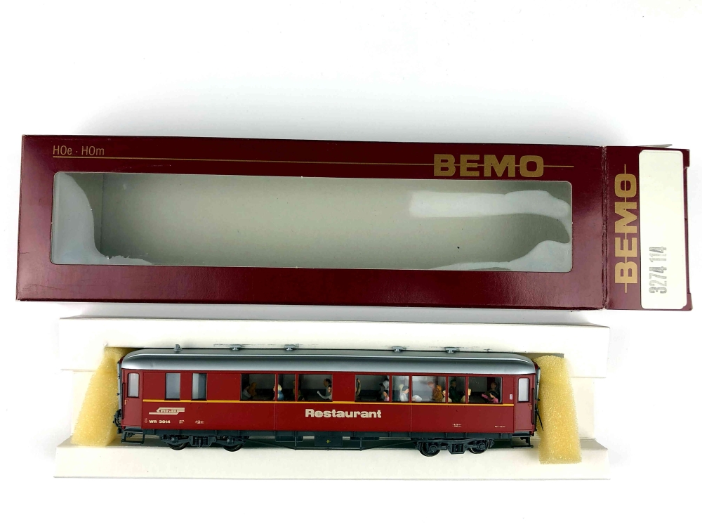 Bild 1 von H0m DC BEMO 3274 114 - Restaurant-Wagen - Speisewagen - RhB