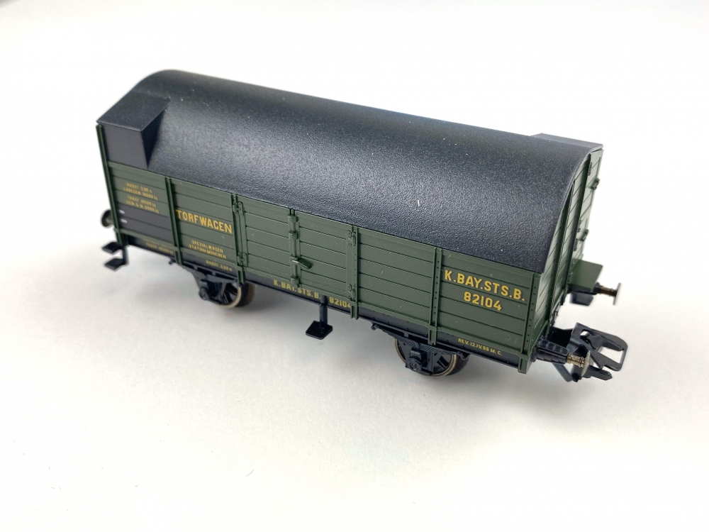 Bild 1 von H0 AC MÄRKLIN 45094 - Torf-Munitionswagen - K.Bay.Sts.B. - Ep. I - Zusatztender